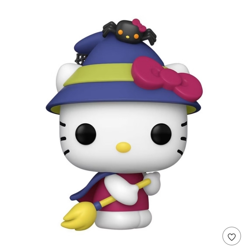 Funko Hello Kitty Vinyl Figure with Blue Witch Hat & Broom #112 NEW